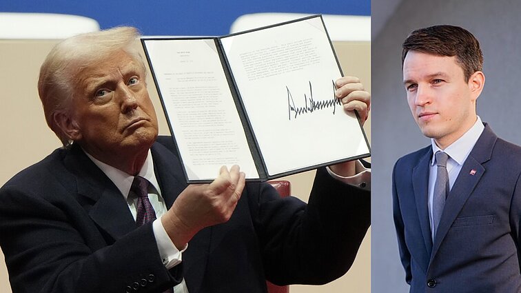 Kojala: turime optimizmo, kad JAV neįves aukščiausių muitų Europos Sąjungai