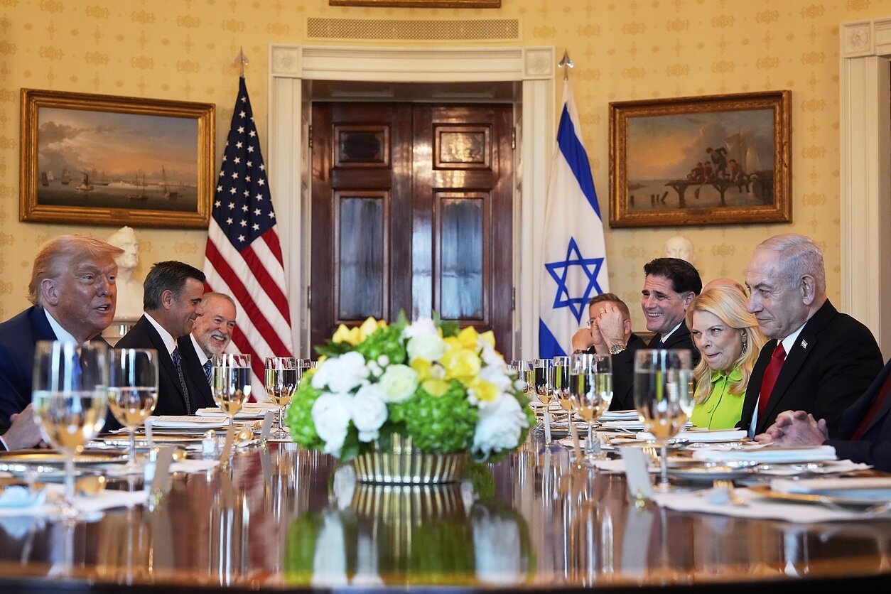 Donaldo Trumpo ir Benjamino Netanyahu susitikimas Vašingtone
