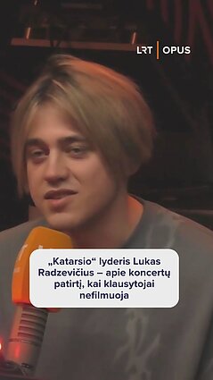 Grupės „Katarsis“ lyderis Lukas Radzevičius – apie nesinaudojimą telefonais per koncertus