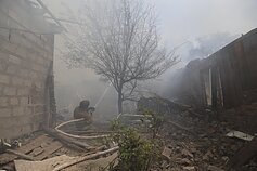 Rusijos smūgiai Kyjivo apylinkėms