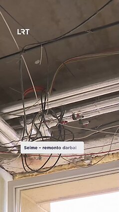 Seime – remonto darbai