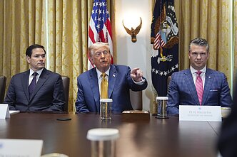 Marco Rubio, Donaldas Trumpas, Pete`as Hegsethas