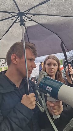 Mokiniai trečiadienį protestavo prie Vyriausybės