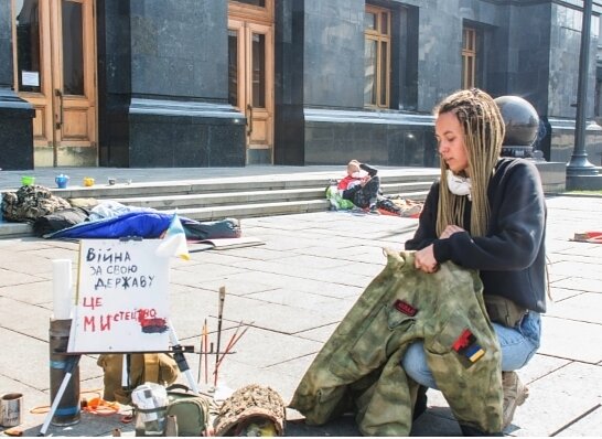 Jarina 2020 metais inicijavo protestą prieš nuolaidas Maskvai taikos derybose Minske