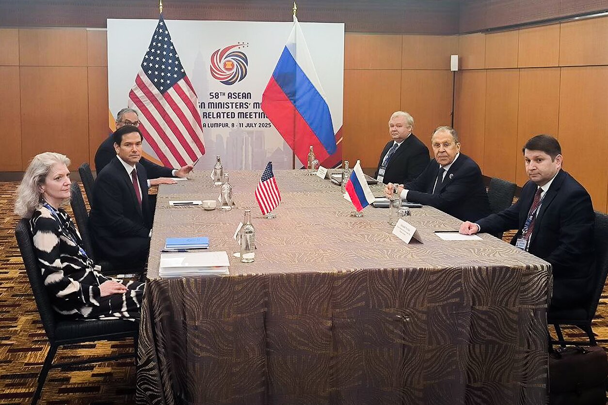 Marco Rubio ir Sergejaus Lavrovo susitikimas Malaizijoje