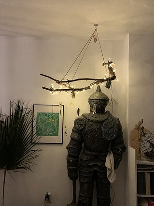 Upės ir Tomo namus saugantis riteris