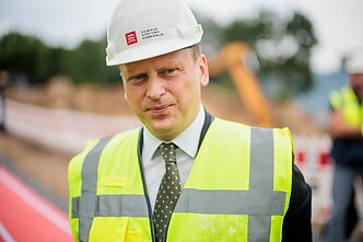 Žirmūnų lengvosios atletikos maniežo kapsulės įkasimo renginys