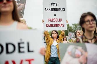 Surengtas dar vienas protestas prieš paršelių kastraciją be nuskausminamųjų