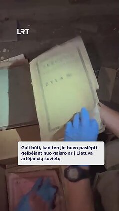 Šešuolių Šv. Juozapo bažnyčios palėpėje rasti tarpukario dokumentai