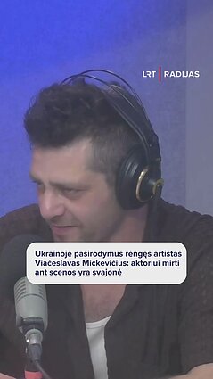 Artistas Viačeslavas Mickevičius: aktoriui mirti ant scenos yra svajonė