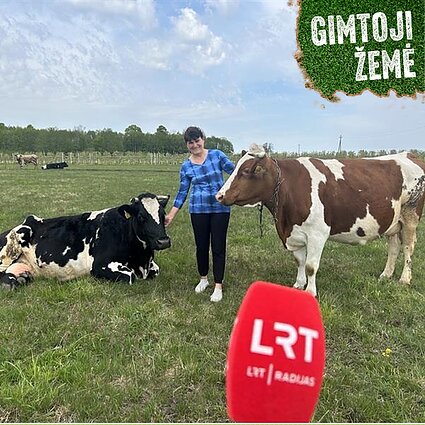 Šilutės rajono ūkininkė Daiva Dlugoborskienė, išsaugojusi pieno ūkį ir turinti sūrinę.