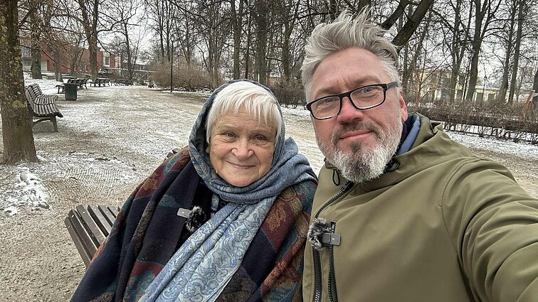 Veronika Povilionienė ir Rimas Bružas