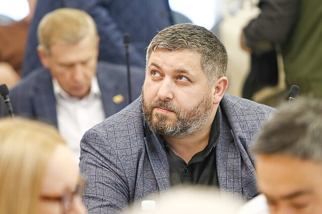 Šiaulių miesto tarybos posėdis. Zakiras Medžidovas