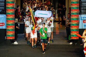 Europos jaunimo vasaros olimpinis festivalis, Lietuvos sportininkų delegacija