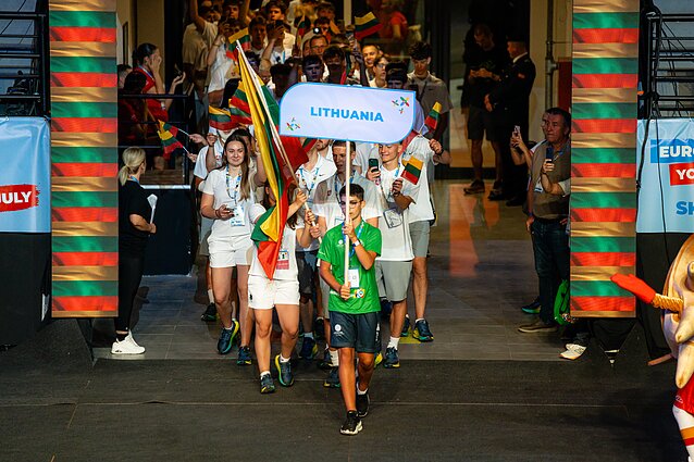 Europos jaunimo vasaros olimpinis festivalis, Lietuvos sportininkų delegacija