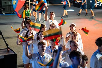 Europos jaunimo vasaros olimpinis festivalis, Lietuvos sportininkų delegacija