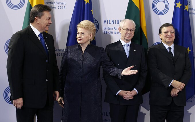 Янукович у Вільнюсі, 2013-й рік
