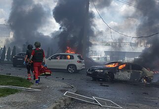 Rusijos smūgiai Charkivui