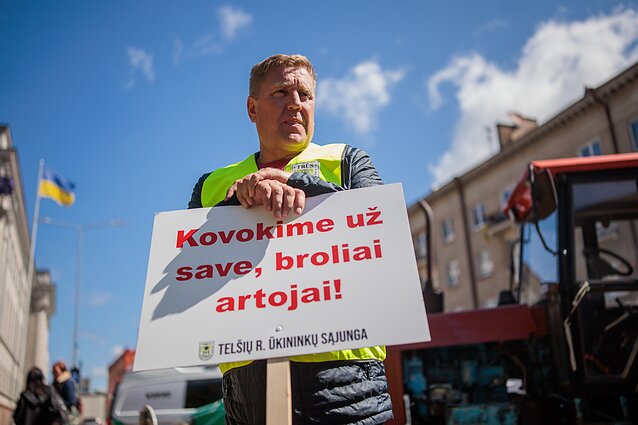 Ūkininkų piketas prie Seimo, asociatyvi nuotr. Ūkininkų piketas prie Seimo, asociatyvi nuotr.