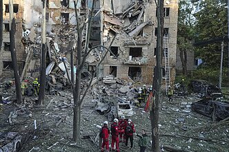 Rusų išpuolio padariniai