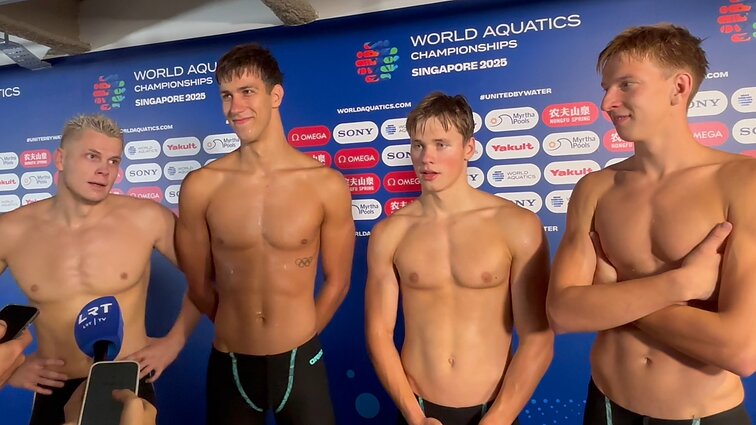 Emocingi į finalą patekę Lietuvos plaukikai: žinojome, kad rekordas kris