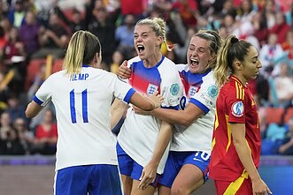 Europos moterų futbolo čempionato finalas: Anglija – Ispanija