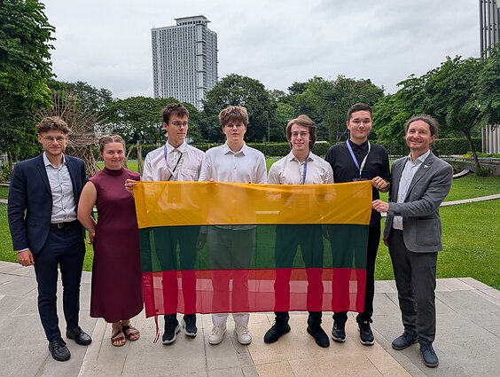 Between July 20 and 27, at the 36th International Biology Olympiad (IBO) held in Quezon City, the Philippines, Lithuanian students won two silver and two bronze medals. 