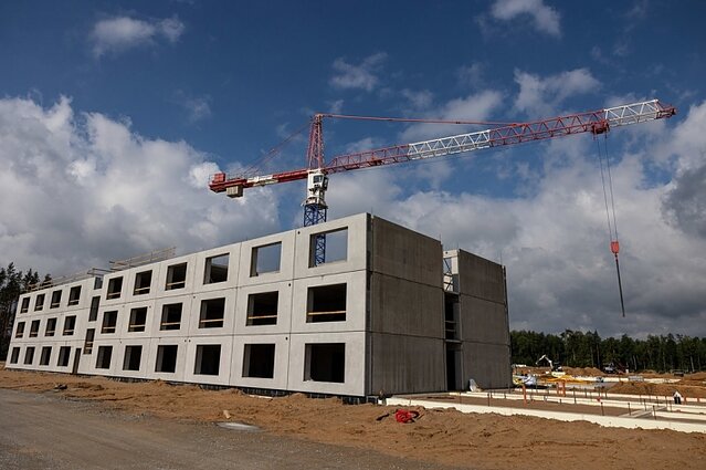 Rūdninkai military town construction