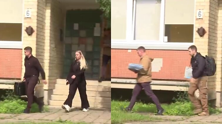 LRT TELEVIZIJAI pavyko užfiksuoti kratas Palucko brolio įmonės „Auksitas“ patalpose LRT TELEVIZIJAI pavyko užfiksuoti kratas Palucko brolio įmonės „Auksitas“ patalpose