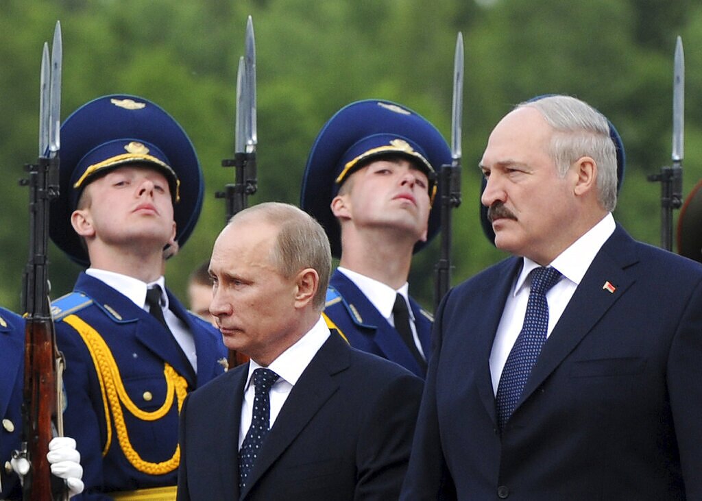 Владимир Путин и Алексаандр Лукашенко