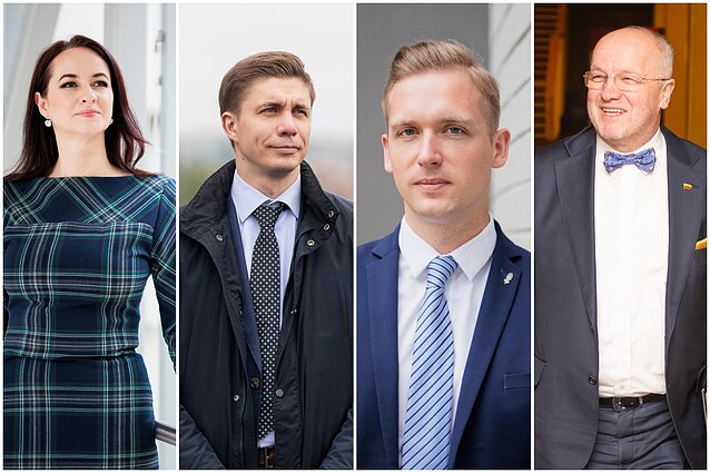 Inga Ruginienė, Mindaugas Sinkevičius, Robertas Duchnevič, Juozas Olekas