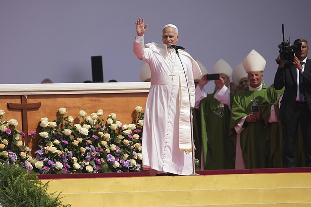 Popiežius Leonas XIV aukojo kol kas gausiausias mišias nuo savo pontifikato pradžios