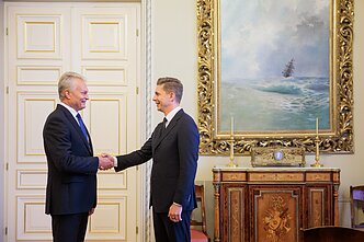 Гитанас Науседа и Миндаугас Синкявичюс