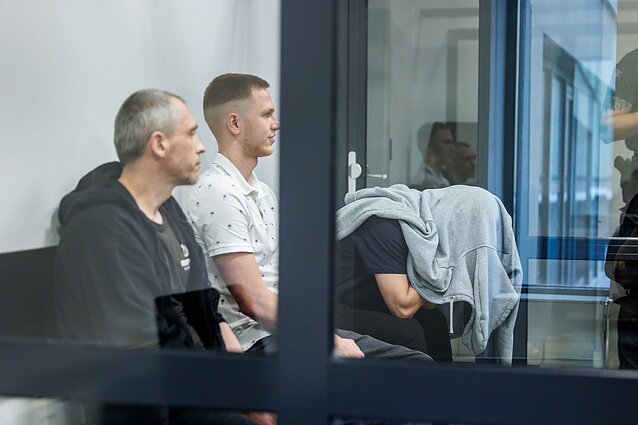 The defendants in court last August The defendants in court last August