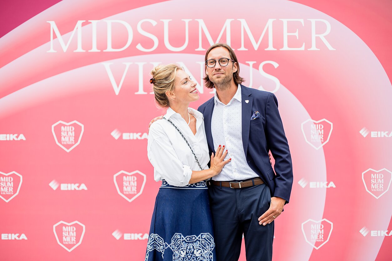 Valdas Petreikis su žmona Simona Valdas Petreikis su žmona Simona