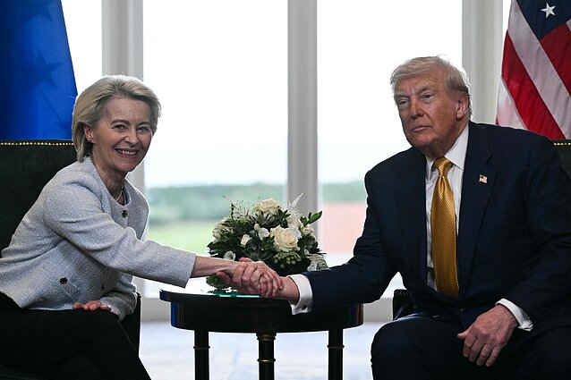 Ursula von der Leyen ir Donaldas Trumpas Ursula von der Leyen ir Donaldas Trumpas