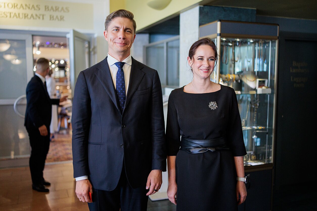 Mindaugas Sinkevičius i Inga Ruginienė