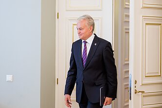 Gitanas Nausėda susitiko su kandidate į premjerus Inga Ruginiene
