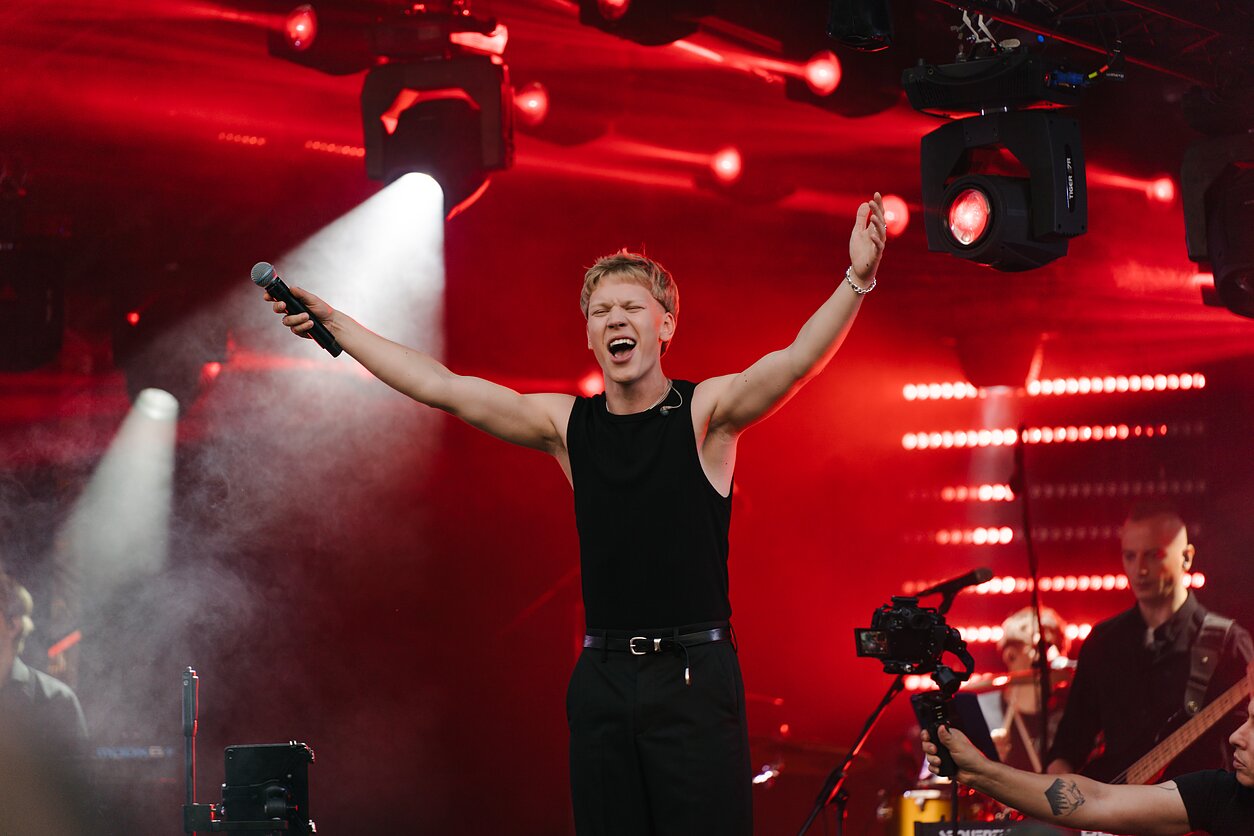 Adomo Vyšniausko koncerto akimirka