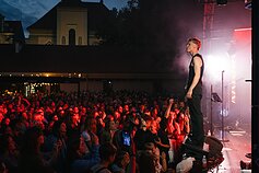 Adomo Vyšniausko koncerto akimirka