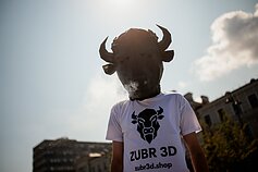 Lietuvos baltarusiai suklastotų prezidento rinkimų metinių proga susirinko į mitingą