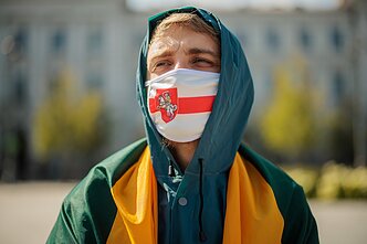 Lietuvos baltarusiai suklastotų prezidento rinkimų metinių proga susirinko į mitingą