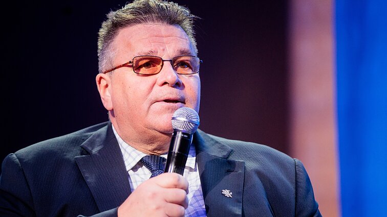 Vilčių į susitikimą Aliaskoje nededantis Linkevičius: Putinas neturi tikslo keisti taktiką