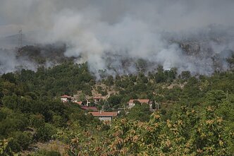 Miškų gaisrai Juodkalnijoje 