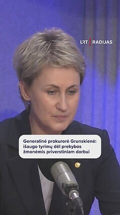 Grunskienė dėl priverstinio darbo prašo visuomenininkų pagalbos