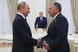 Vladimiras Putinas ir Steve`as Witkoffas