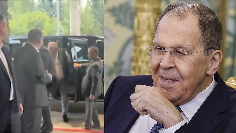 Kremliaus požiūris – detalėse: Lavrovas pasirodė vilkėdamas megztinį su užrašu „CCCP“
