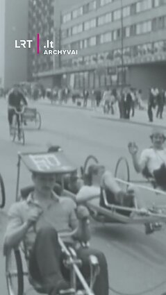 „Velomobilis“ ir „velokartas“ buvo išbandyti 1983 metų Šiauliuose