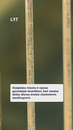 Klaipėdos gyventojai skundžiasi cheminėmis medžiagomis dvokiančiu vandeniu