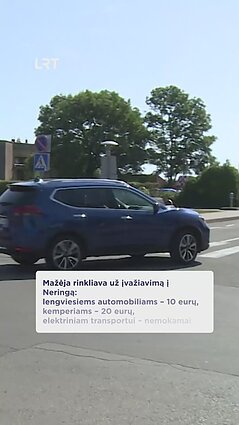 Mažėja įvažiavimo į Neringą rinkliava
